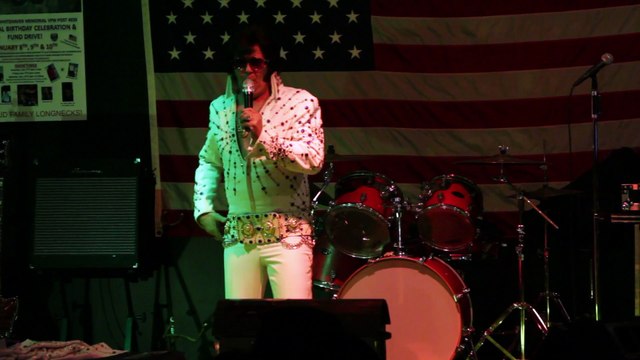 Robert Keefer sings 'Way Down' Elvis Presley Memorial VFW 2015