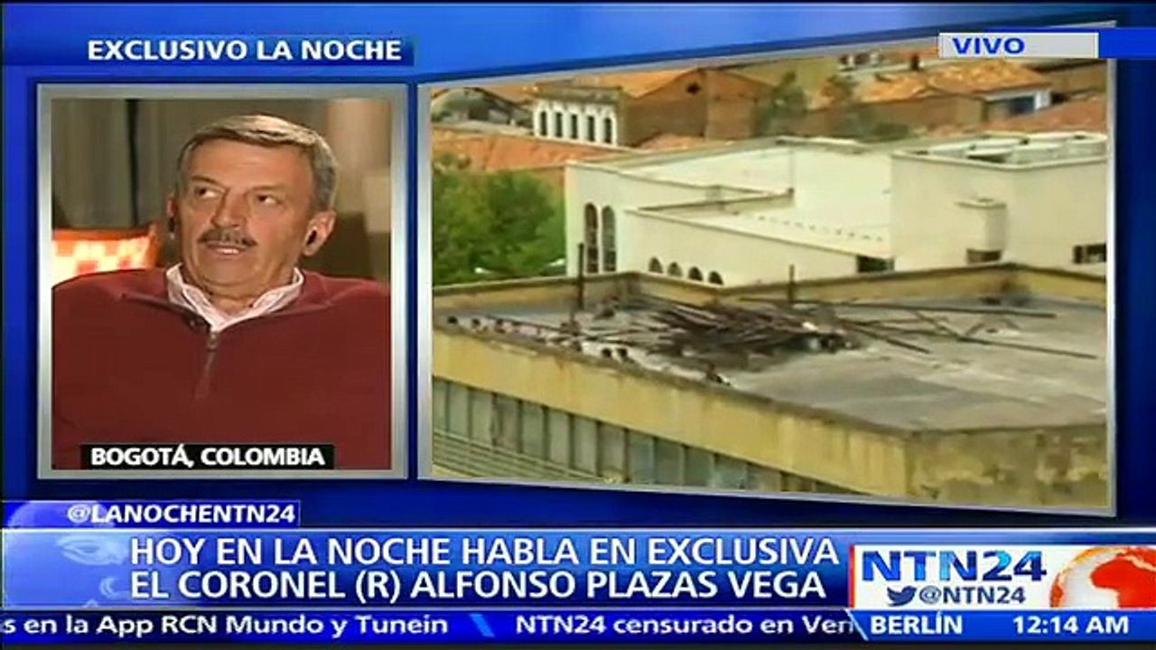 "Los Jueces no me están haciendo un favor, están cumpliendo su labor, están haciendo justicia": Coronel (r) Alfonso Plazas Vega a NTN24