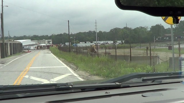 8-12-14 10:45 AM NS 231 Intermodal Train meets NS 288 Autorack Train