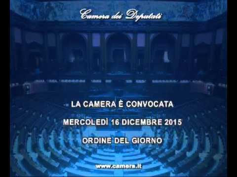 Roma - Camera - 17^ Legislatura - 537^ seduta (15.12.15)