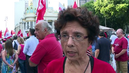 Manifestação contra ‘impeachment’ no Rio
