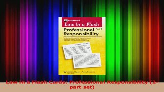 PDF Download  Law in a Flash Cards Professional Responsibility 2part set Download Full Ebook