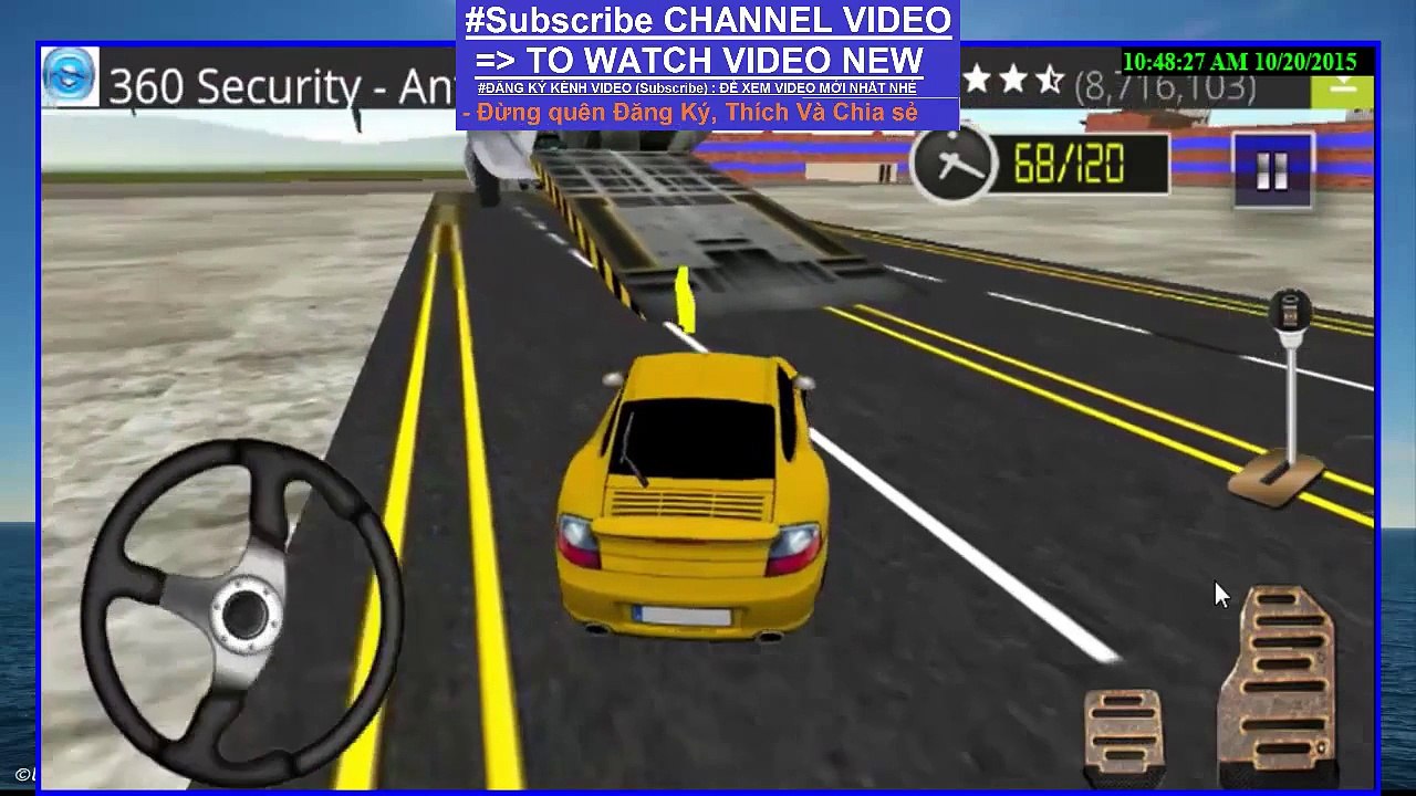 VKidStudio tập 18 - Chơi game Vận chuyển xe ô tô Lên MÁY BAY l Car transporter CARGO PLANE 3D