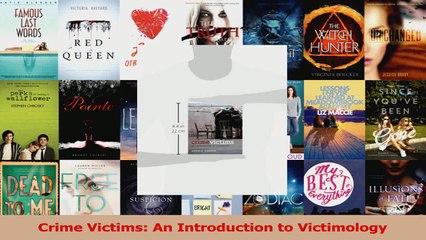 PDF Download  Crime Victims An Introduction to Victimology PDF Full Ebook