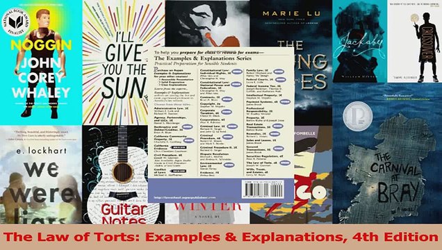 PDF Download The Law of Torts Examples Explanations 4th Edition PDF Online