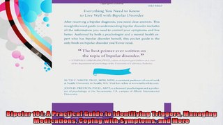 Bipolar 101 A Practical Guide to Identifying Triggers Managing Medications Coping with