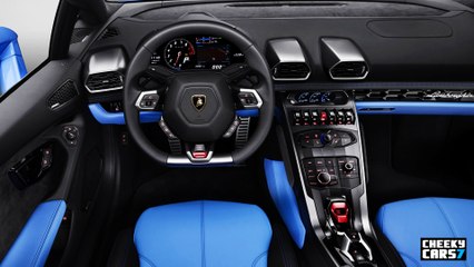 Lamborghini Huracan Spyder interior 2016