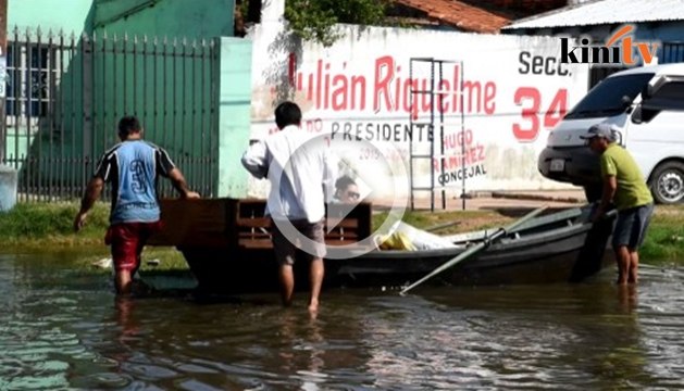 Banjir: Paraguay isyhtihar darurat, 40,000 penduduk dipindah