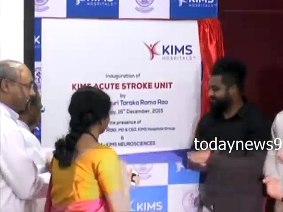 Jr NTR at KIMS in Hyderabad