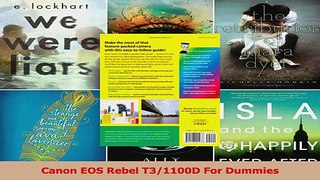 PDF Download  Canon EOS Rebel T31100D For Dummies Download Online