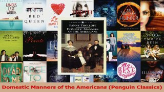 Read  Domestic Manners of the Americans Penguin Classics Ebook Free