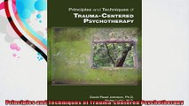 Principles and Techniques of Traumacentered Psychotherapy