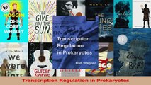 PDF Download  Transcription Regulation in Prokaryotes PDF Full Ebook