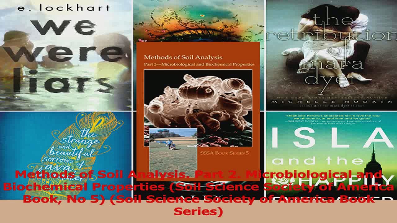 PDF Download  Methods of Soil Analysis Part 2 Microbiological and Biochemical Properties Soil Science Read Full Ebook