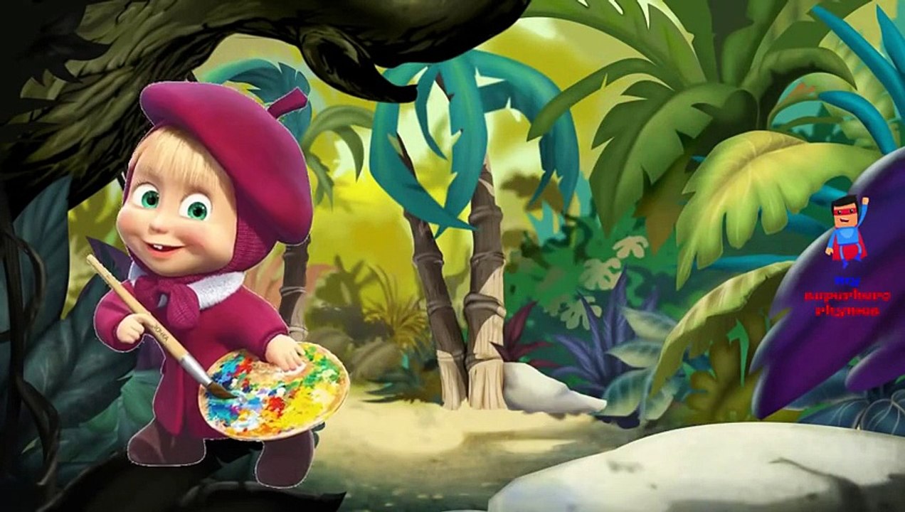 Nursery Rhymes Collection Masha And The Bear Cartoon Finger Family Rhymes Frozen Songs Fin