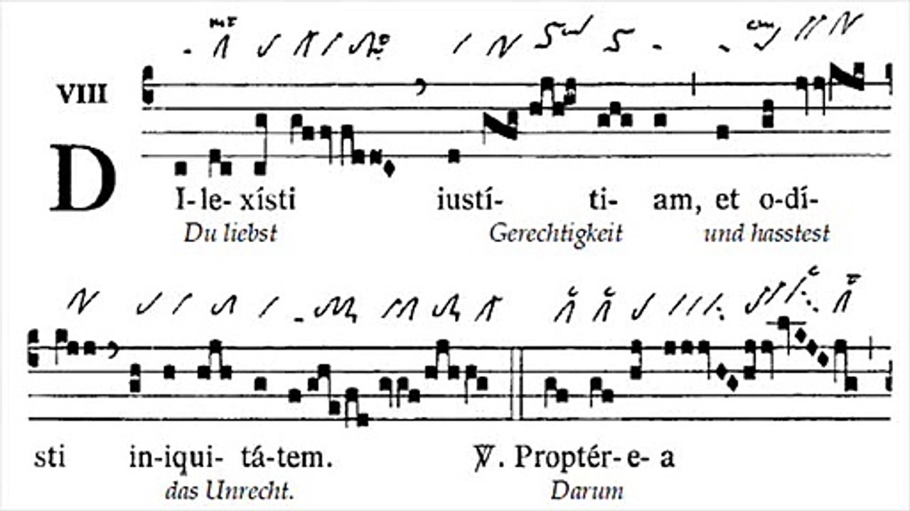 Graduale gregorian 'Dilexisti', Baptismate Domini (Baptême du Seigneur)