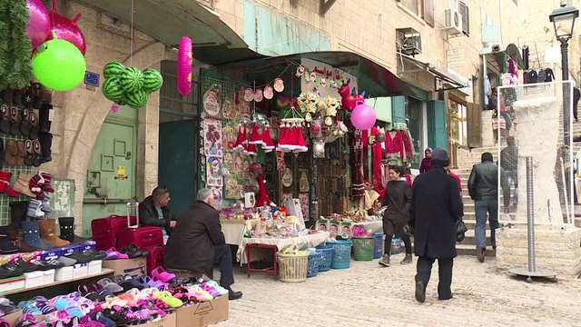Triste Noël à Bethléem, désertée par les touristes