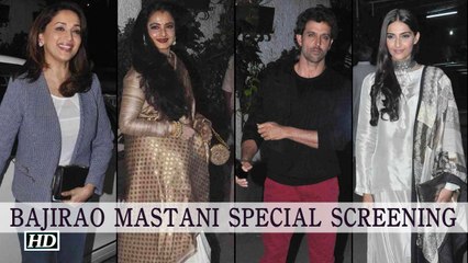 Bollywood Attends Bajirao Mastani Special Screening