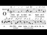 Communio 'Omnes qui in Christo', Baptismate Domini (Baptême du Seigneur)