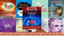 Download  Lower Back Pain Relief Exercises That Reduce the Need for Surgery or a Chiropractor PDF Online