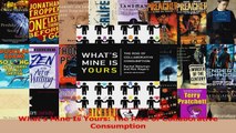 Download  Whats Mine Is Yours The Rise of Collaborative Consumption PDF Online