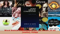 Read  Word Biblical Commentary Vol 25 Isaiah 3466  watts 420pp EBooks Online