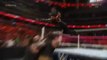 Roman Reigns Super Flying Dive Over The Top Rope