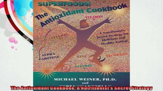 The Antioxidant Cookbook A Nutritionists Secret Strategy