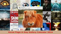 Read  Horse PageADay Gallery Calendar 2016 EBooks Online