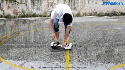 CH01 Cute Kids Mini 4.5inch Balance hoverboard Scooter Waterproof test