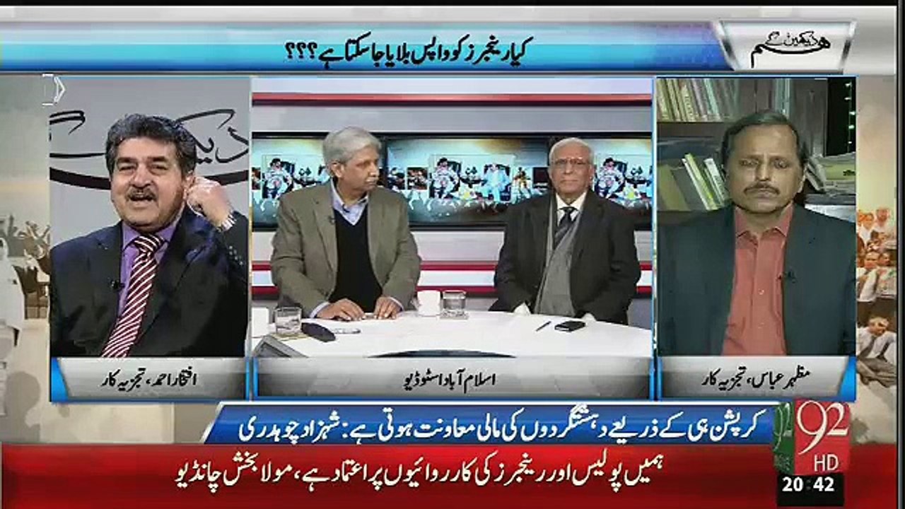 Iftikhar Ahmed Hukumat Par Baras Pary