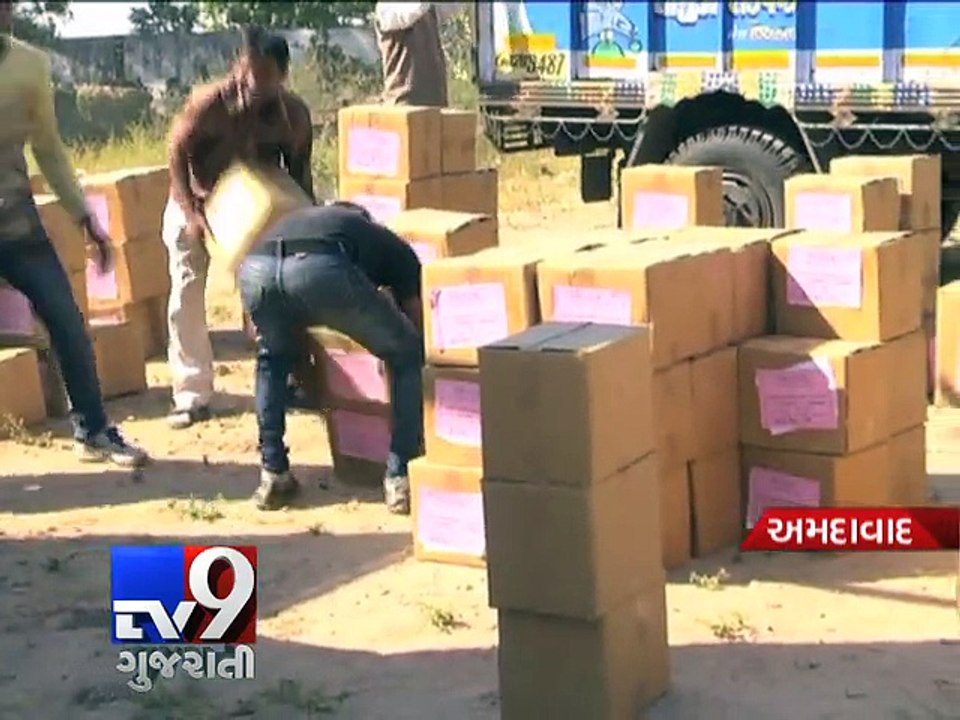Blank GTU answersheets stolen from moving truck, Ahmedabad - Tv9 Gujarati