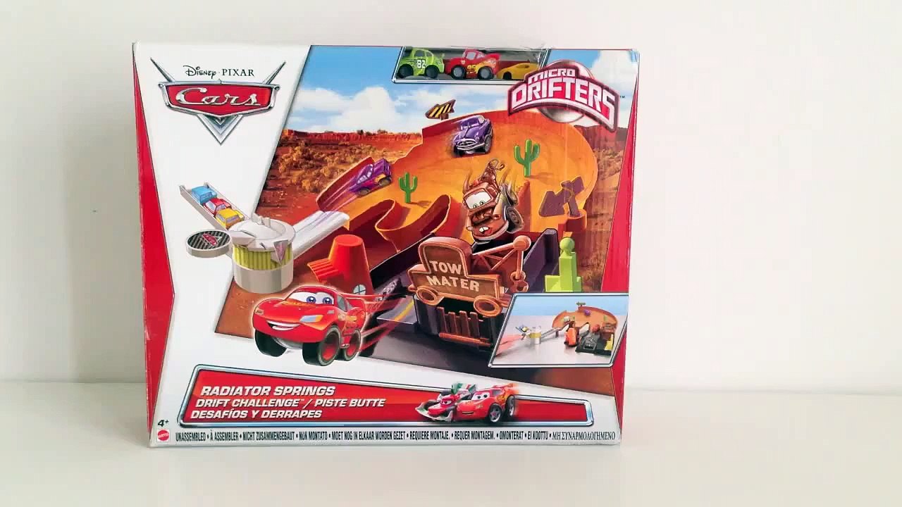 Disney Pixar Cars Micro Drifters Spielset spannend und macht Spaß Spielzeug für Kinder