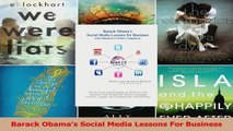 Barack Obamas Social Media Lessons For Business PDF