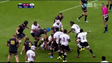 Manasa Saulo marche deux fois sur la tête de Luke Charteris