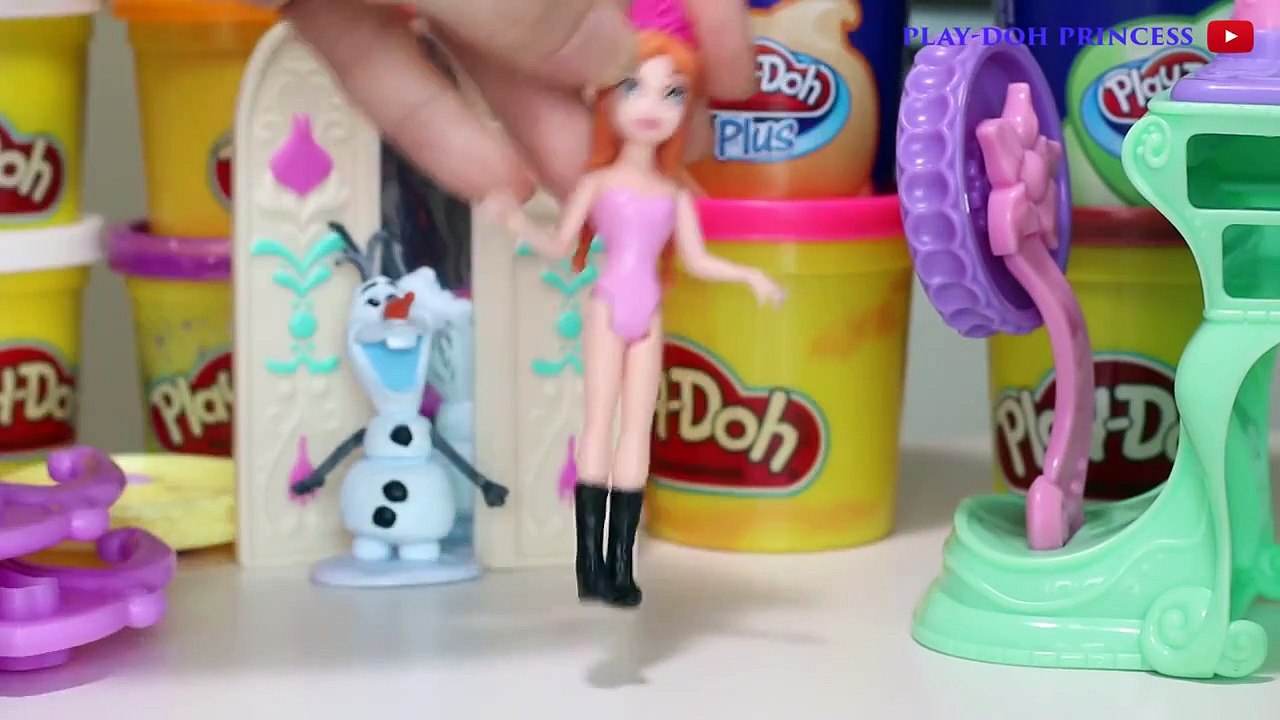 Disney Play-Doh Princess Dress Maker Gefrorene Elsa Anna Ariel Schneewittchen Dornröschen MagiClip # 1