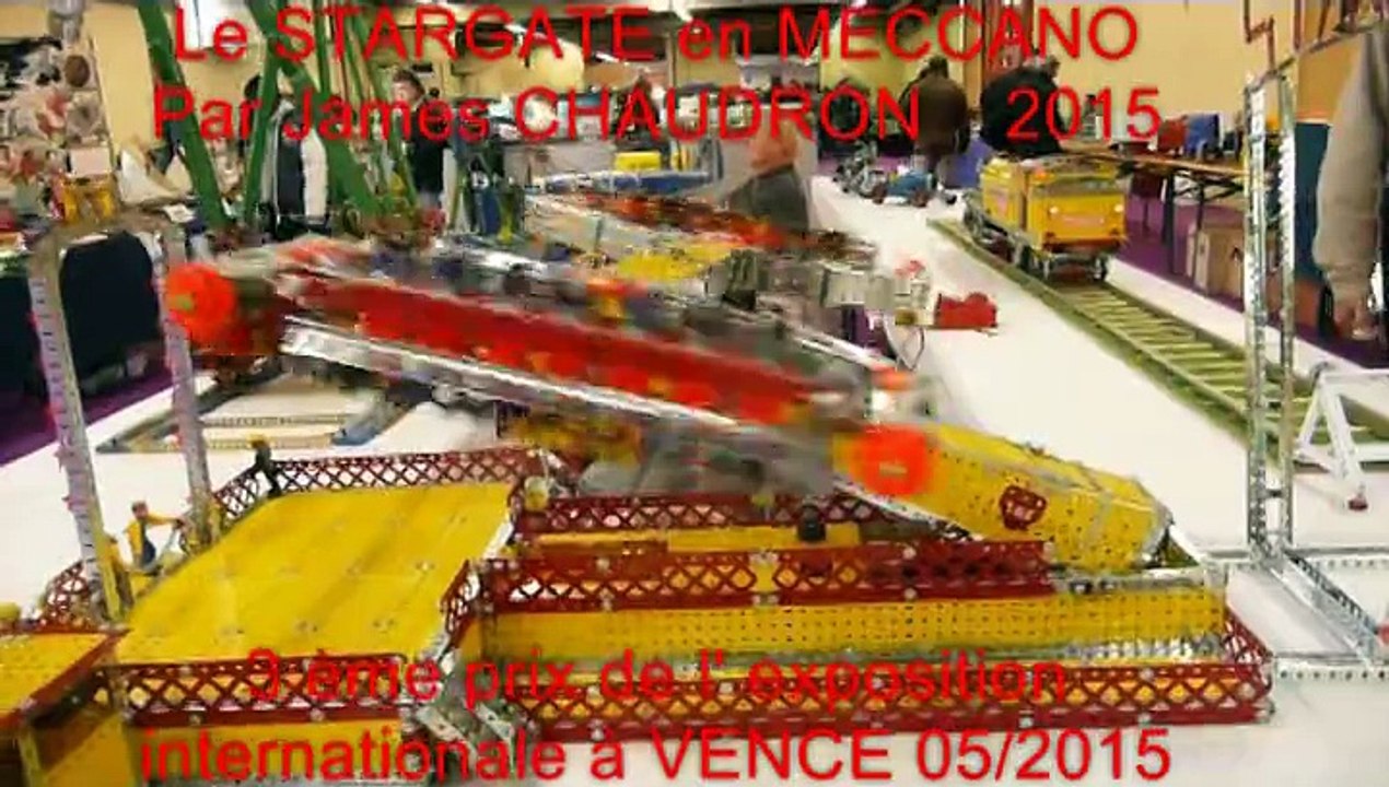 CONSTRUCTION MECCANO  Manège le STARGATE par CHAUDRON James