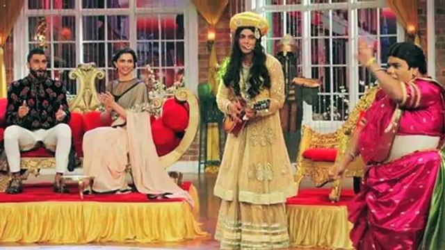 Bajirao Mastani Team In Comedy Nights With Kapil - Ranveer Singh - Deepika Padukone