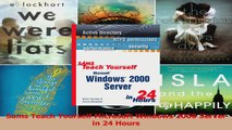 Sams Teach Yourself Microsoft Windows 2000 Server in 24 Hours Download