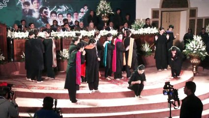 Sirajuddin Dramatics Society of LCWU paid a tribute to the APS martyrs.