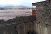 Army Helicopter rescuing a kid  in Flood 2014