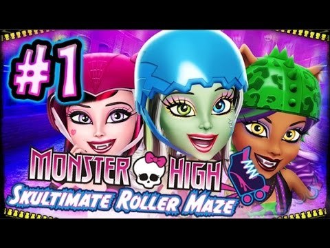☆ Monster High: Skultimate Roller Maze Walkthrough Part 1 (Wii, 3DS, DS) Full Gameplay ☆