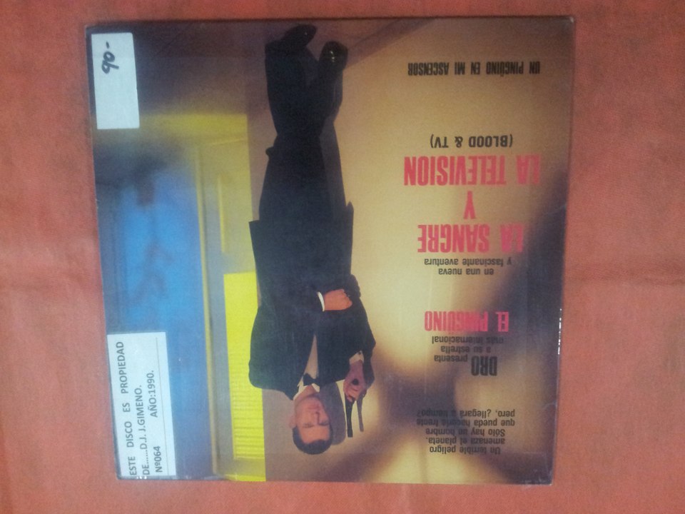 UN PINGüINO EN MI ASCENSOR.''LA SANGRE Y LA TELEVISION.''.(TU CARNICERO PARTICULAR.)(12'' LP.)(1990.)