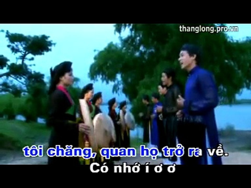 Con nhện giăng mùng - Karaoke - Lương Thu Hồng - Dân ca Quan họ Bắc Ninh