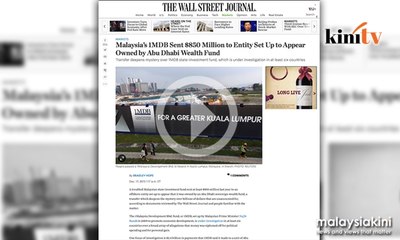 Download Video: 1MDB pindah AS$850 juta ke entiti pesisir luar, dedah WSJ