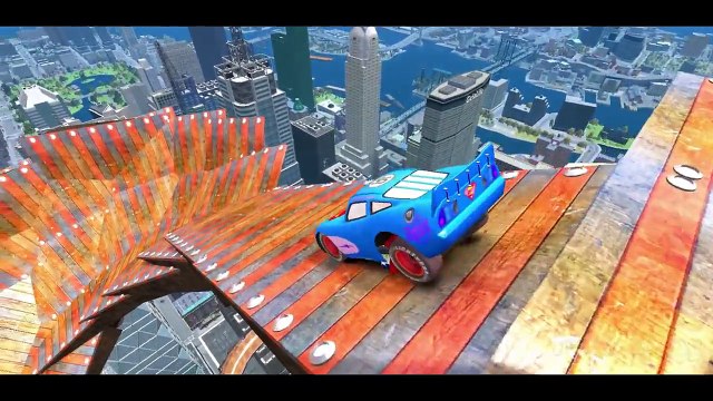 New Superman & Spiderman playing with a McQueen Superman Cars Lightning! Songs for Kids &