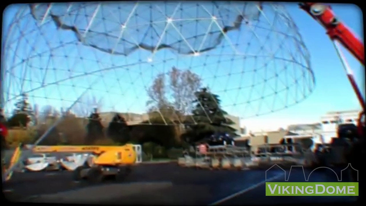 Geodesic Dome-Pavilion for events D28m, Nissan Juke Motor Show Bologna