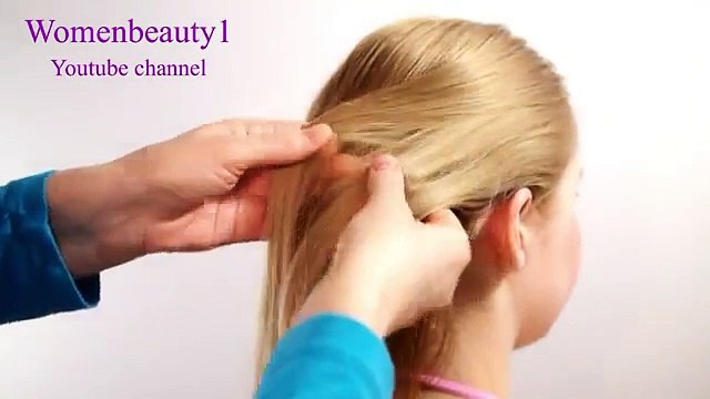 Braided hairstyle for everyday. Updo hairstyles