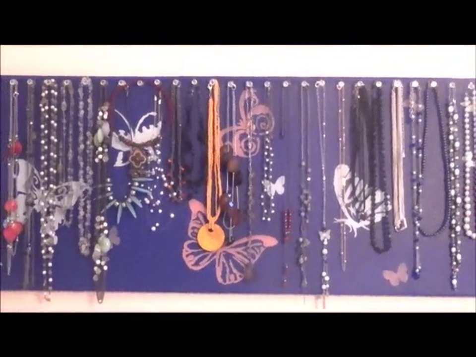 Confectionner un présentoir à colliers facilement