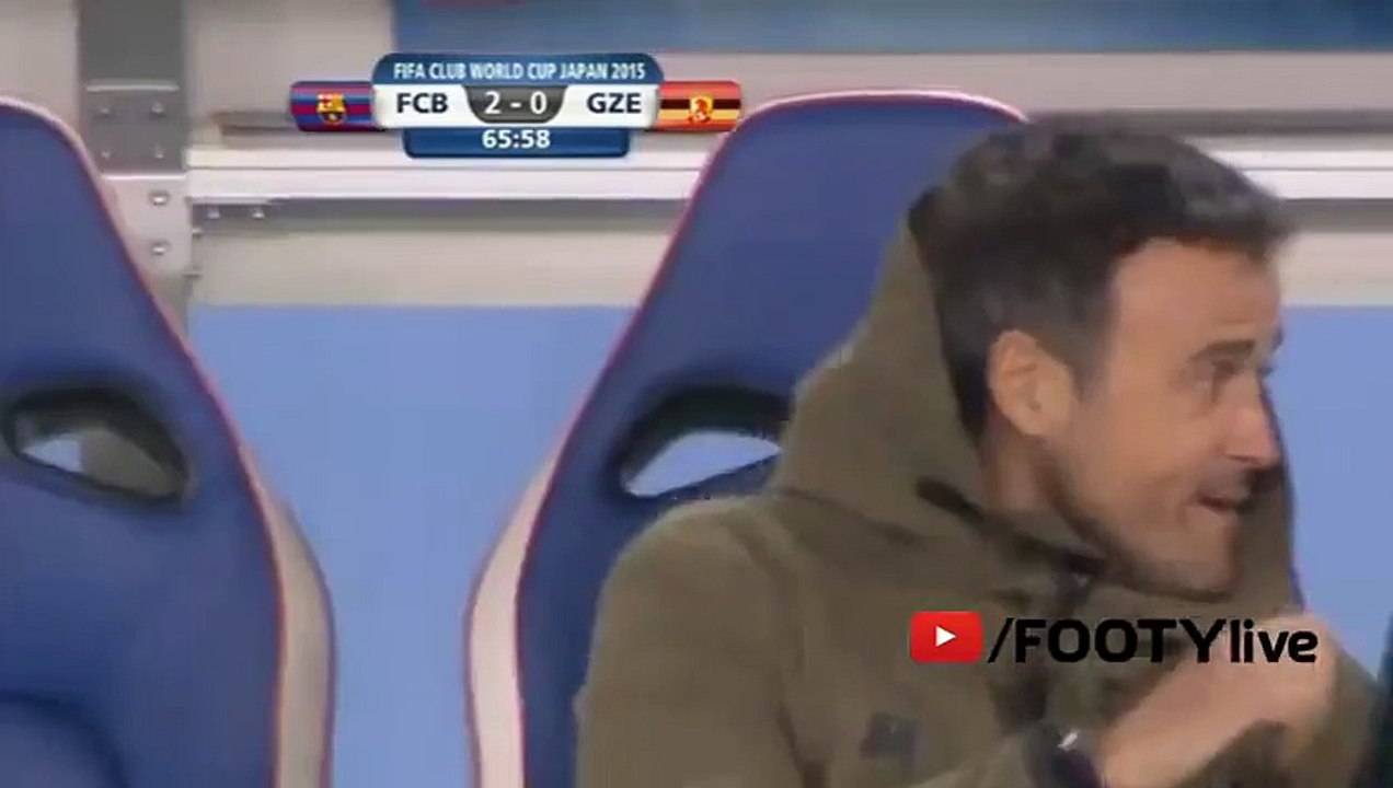 Luis Suarez Third Goal (Penalty on Munir) Barcelona vs Guangzhou Evergrande 17.12.2015